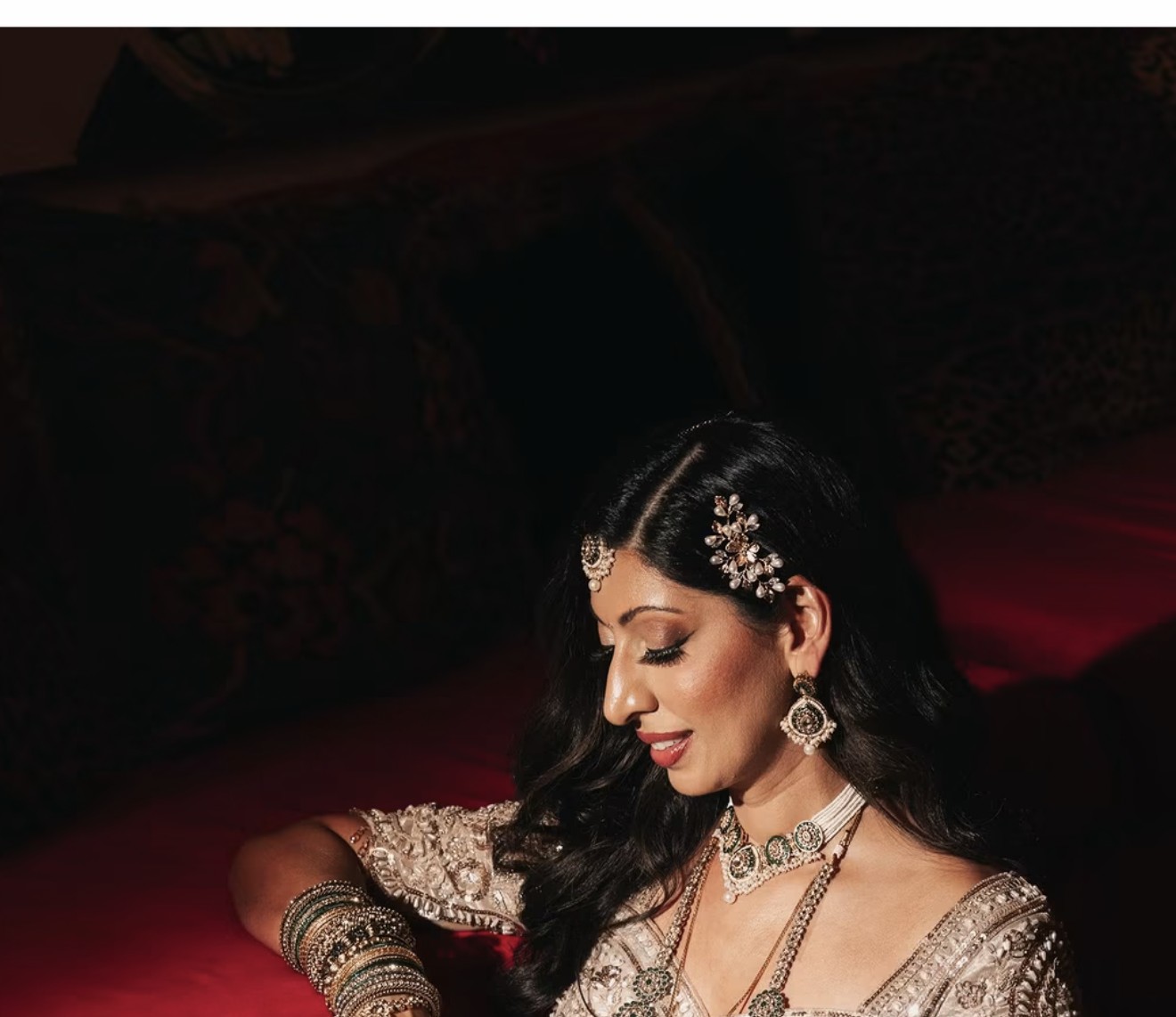 Indian bridal hair and makeup by Beauty by Klea